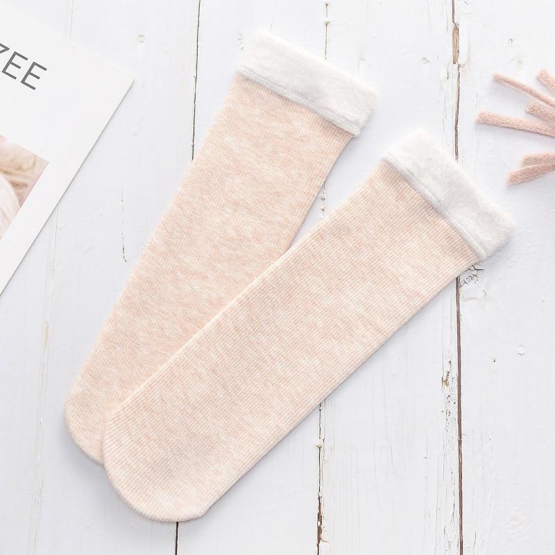 Women Winter Warm Cotton Plus Velvet Breathable Sweat-Absorbing Socks freeshipping - Tyche Ace