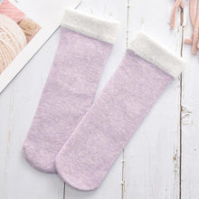 Load image into Gallery viewer, Women Winter Warm Cotton Plus Velvet Breathable Sweat-Absorbing Socks freeshipping - Tyche Ace
