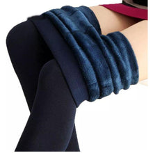 Load image into Gallery viewer, Women Winter Warm High Waist Velvet Lined Leggings freeshipping - Tyche Ace
